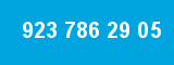 923 786 29 05 923 786 29 05